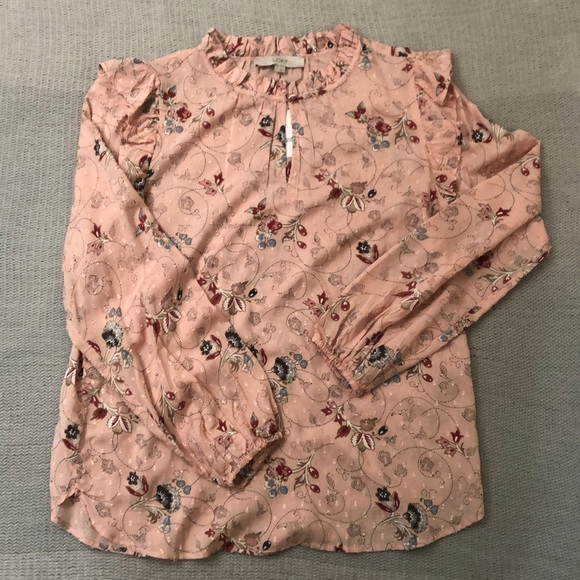 LOFT Tops - NWT LOFT floral print blouse S